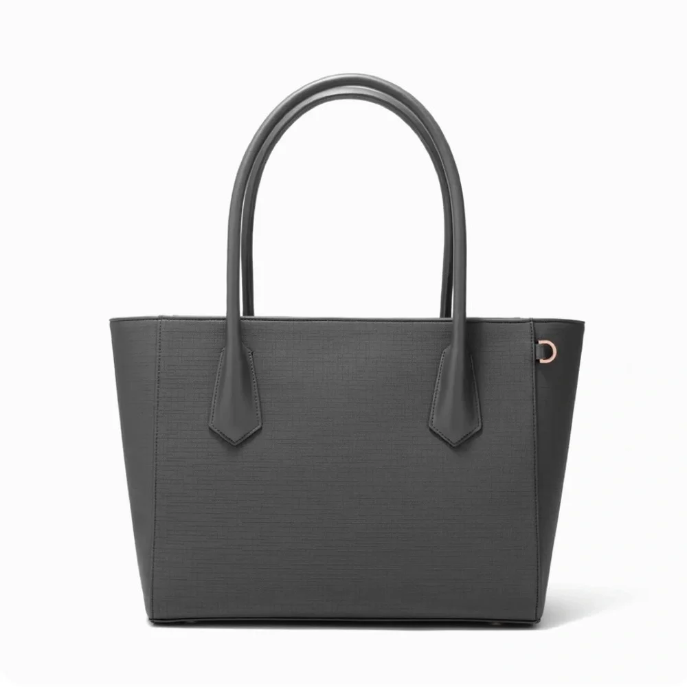 Dagne Dover Signature Tote in Graphite - Picture 1 of 6